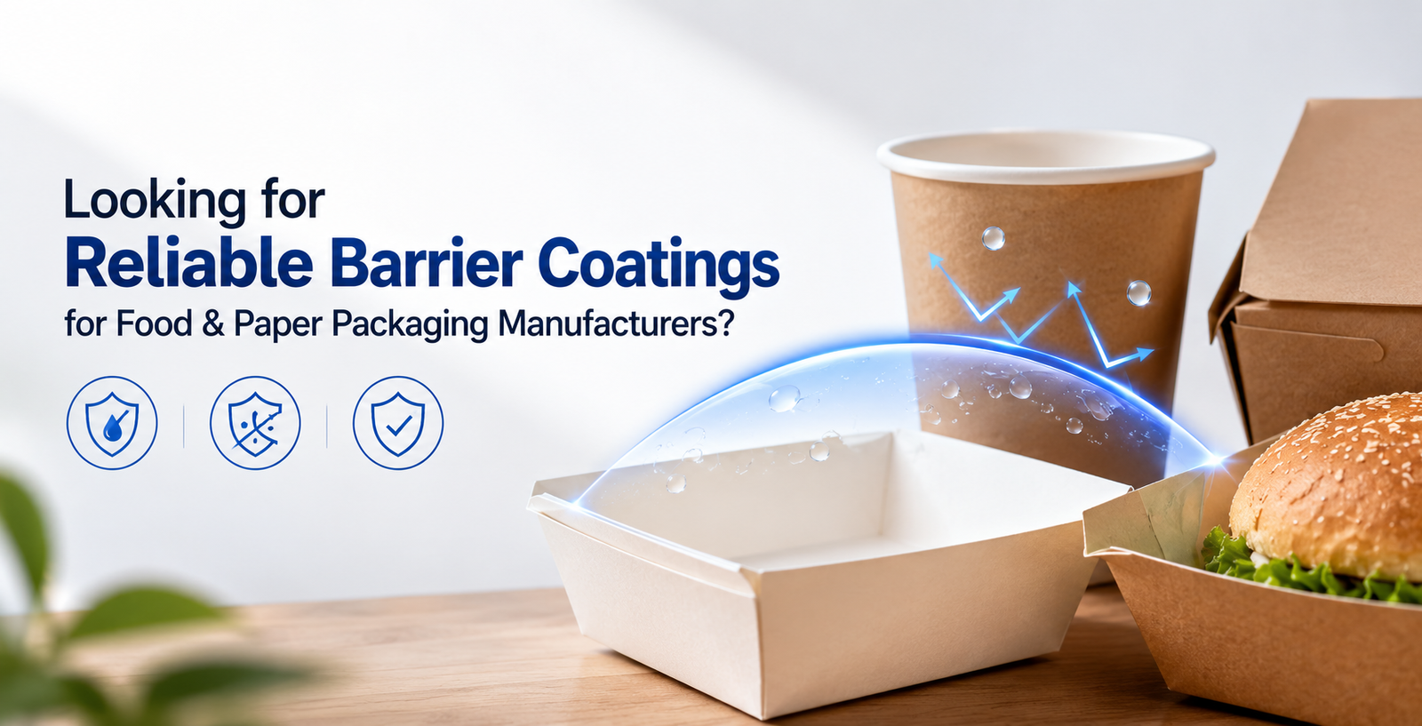 Barrier Coatings for Food & Paper Packaging Manufacturer