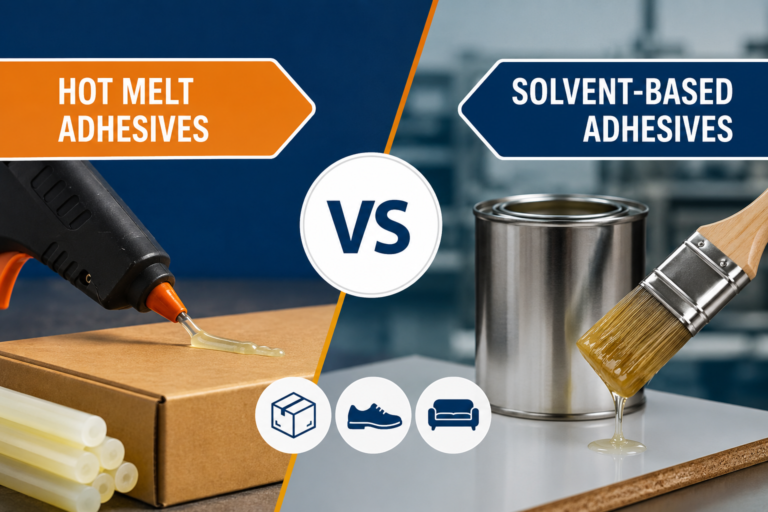 Hot Melt Adhesives vs Solvent-Based Adhesives